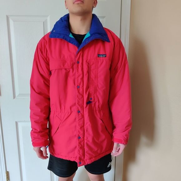 M's vintage Patagonia red insulated jacket sz L - Picture 1 of 11